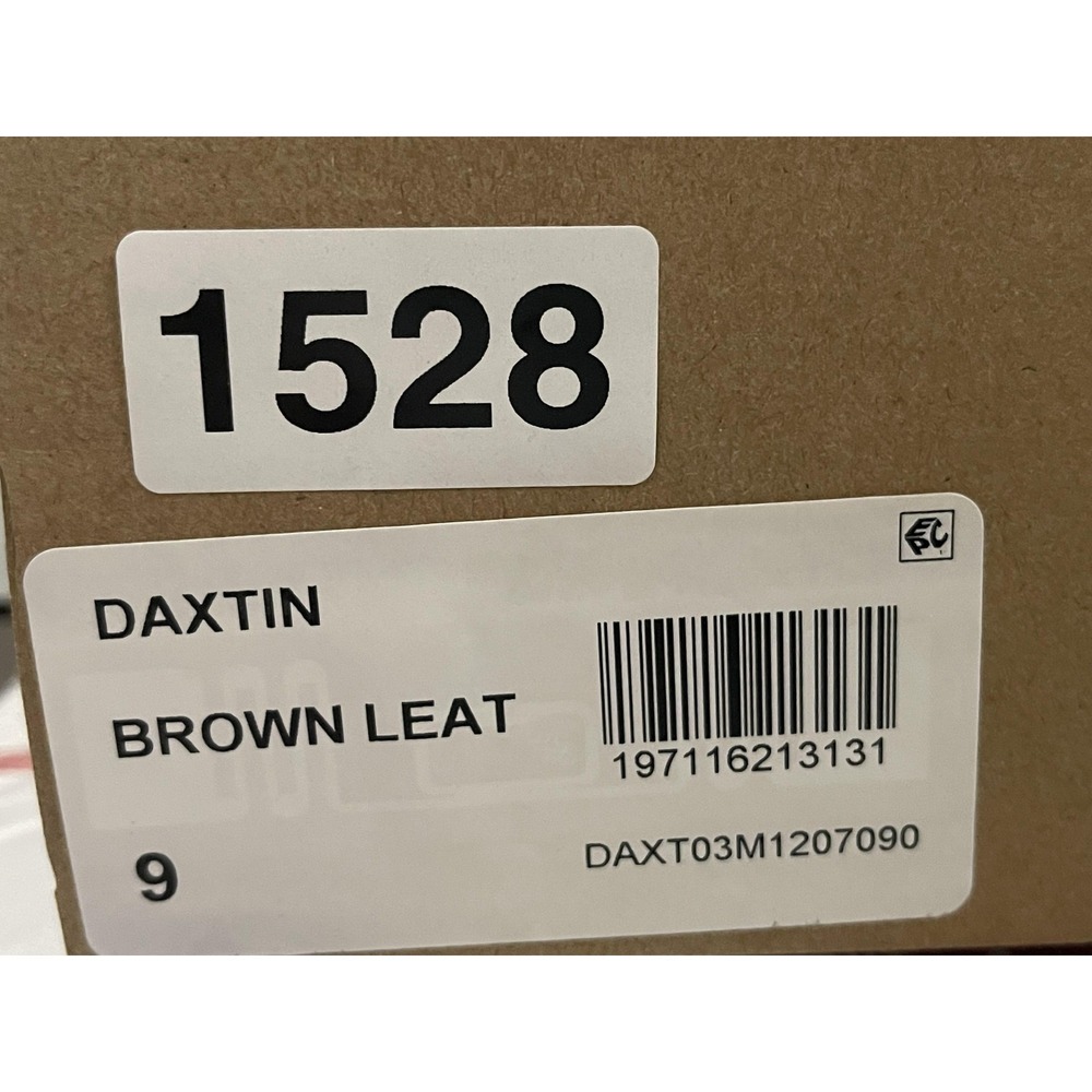 Steve Madden Daxtin Shoes Mens Size 9 Brown Leather Derby Dress Formal - Picture 9 of 10